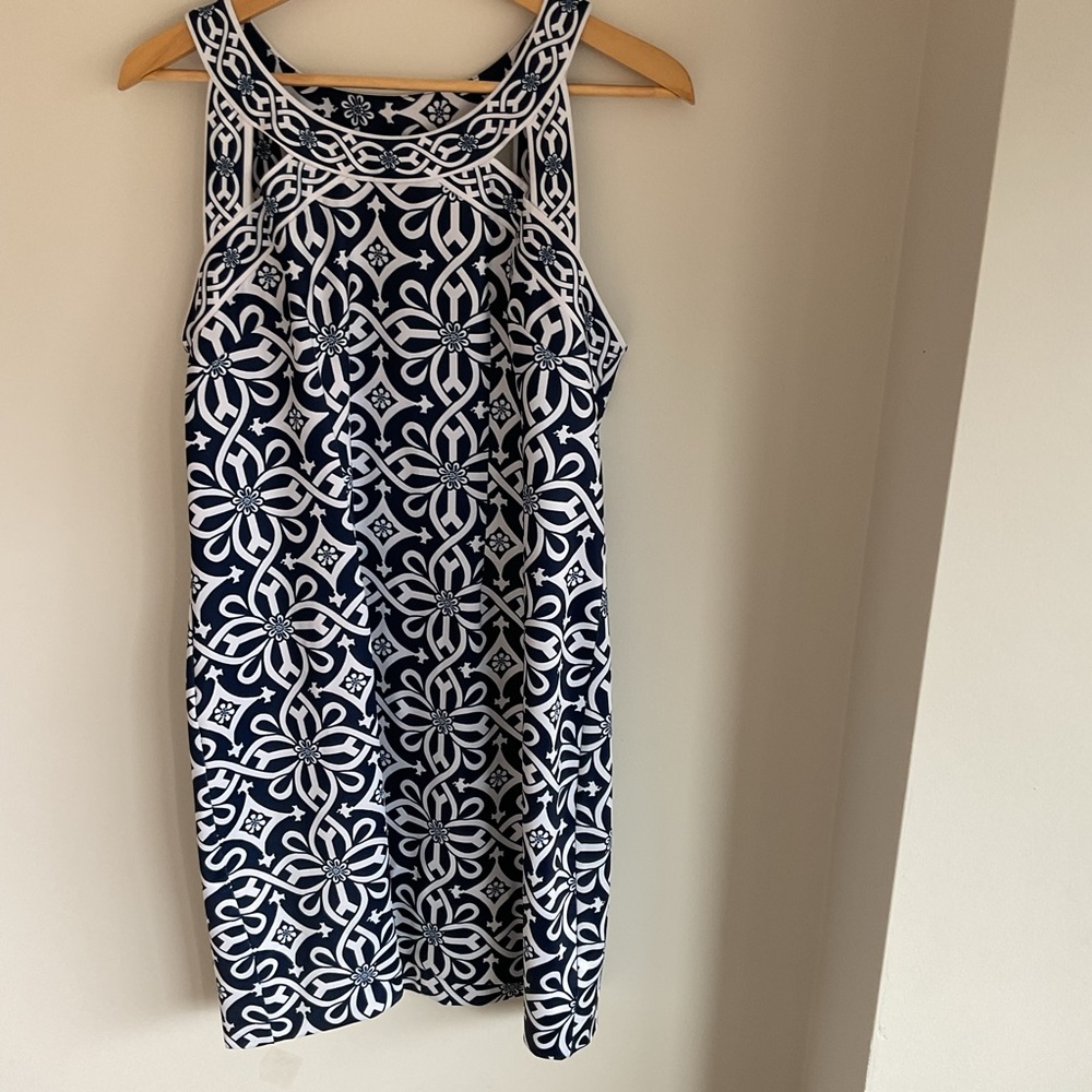 Gretchen Scott Blue and white sundress in size. Large